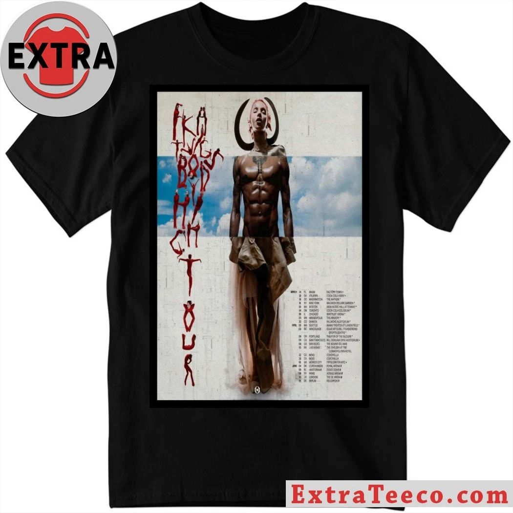 Original FKA Twigs Body High Tour in Miami 3 14 26 Poster Shirt