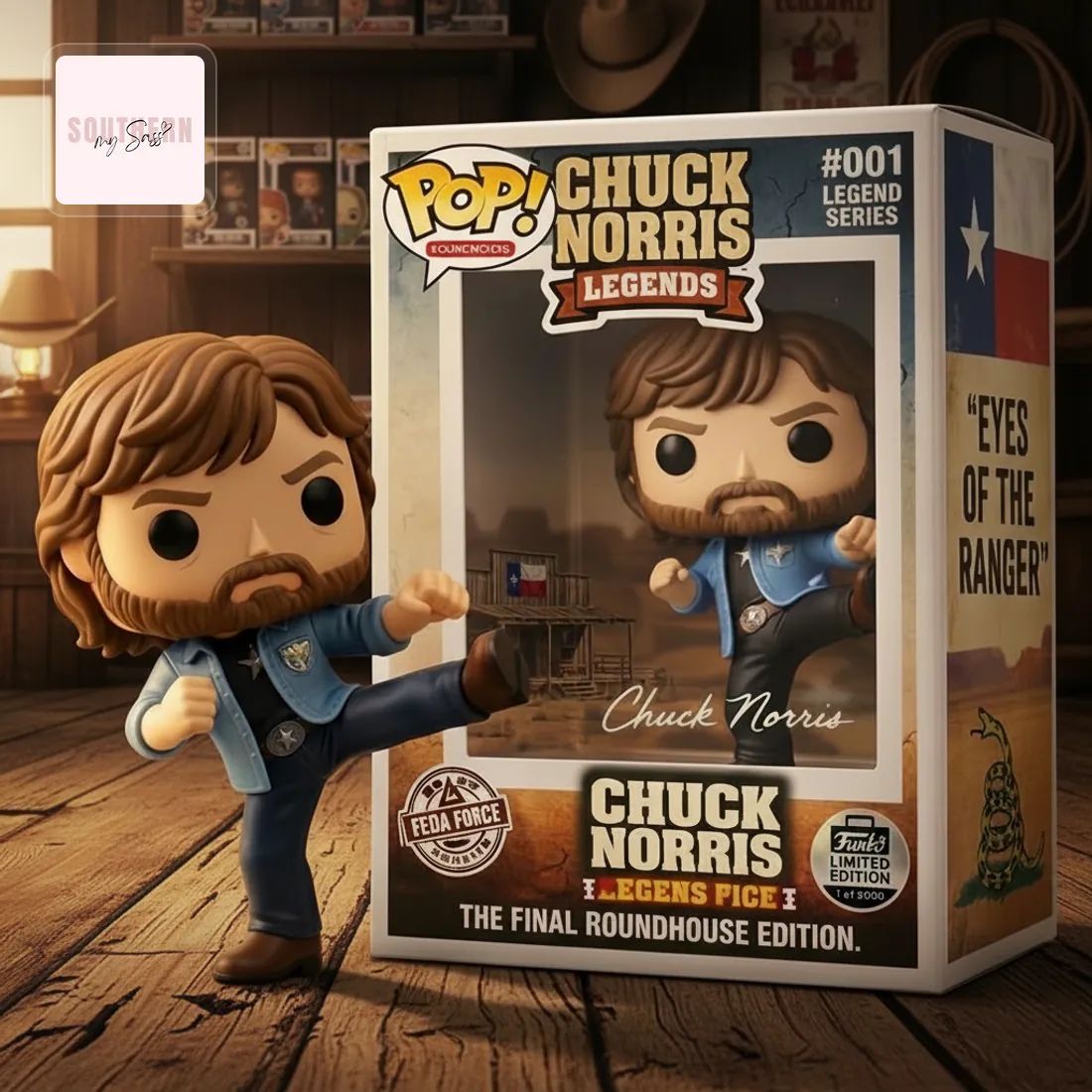 Chuck Norris Legends Series The Final Roundhouse Edition Pop Figure Doll
