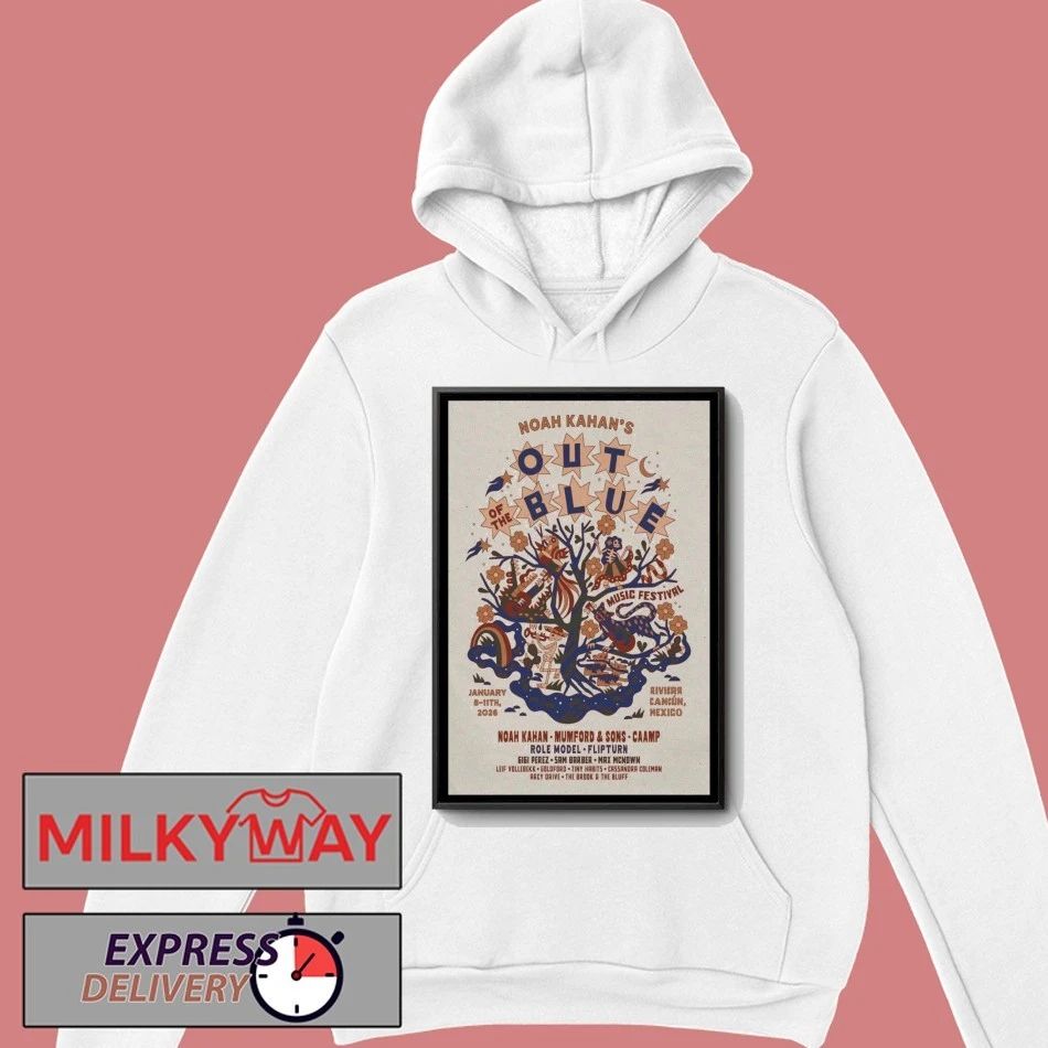 Noah Kahan Jan 8-11 2026 Mexico Poster shirt
