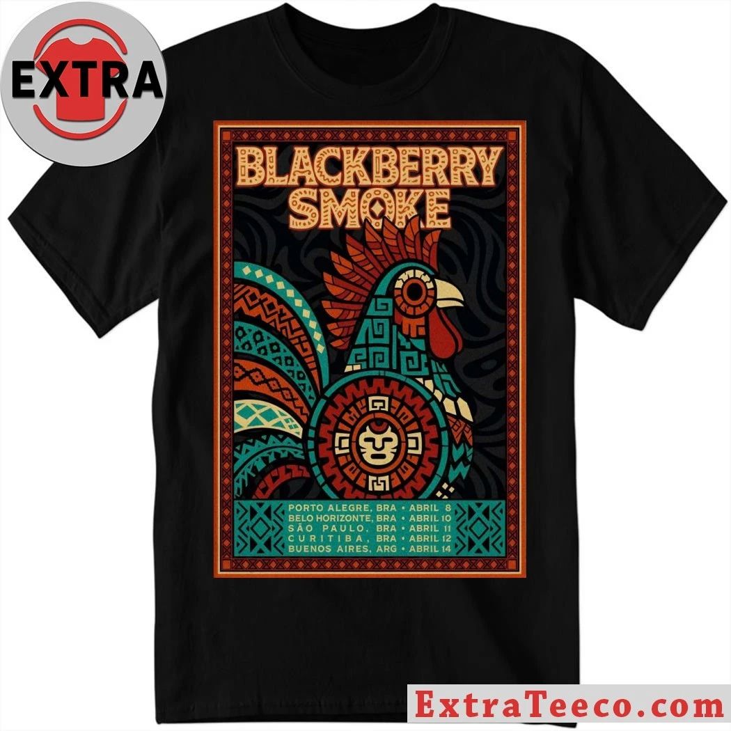 Blackberry Smoke April 2026 Tour Poster Shirt