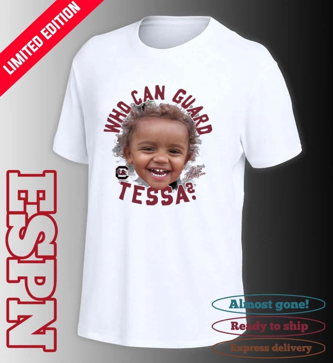 South Carolina Women’s Basketball Chloe Kitts Tessa Johnson Who Can Guard Tessa shirt