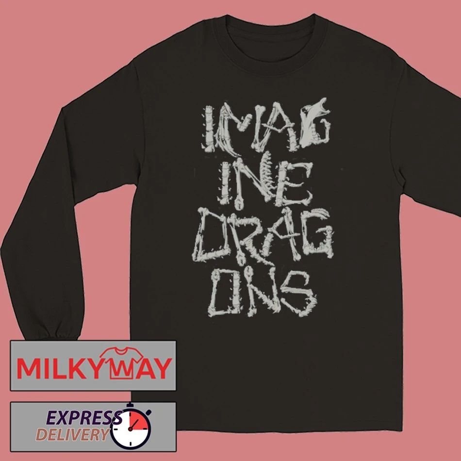Imagine Dragons Bones Letter Shirt