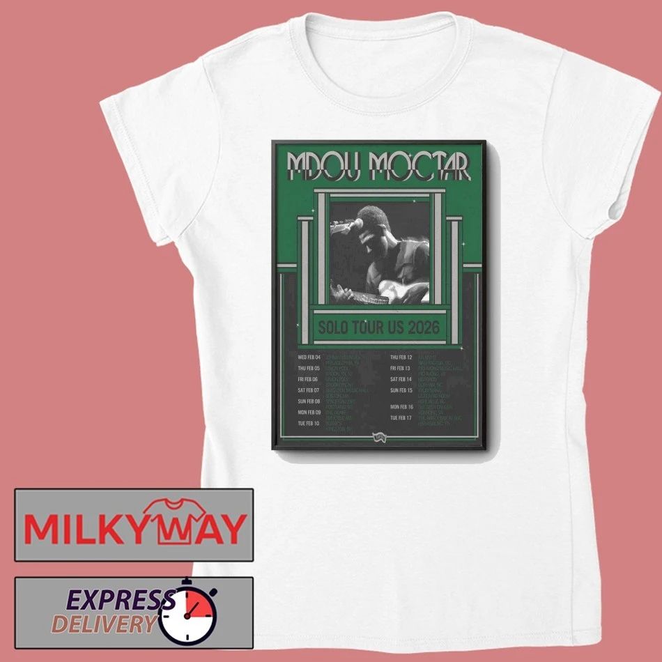 Mdou Moctar Solo Tour US 2026 Poster shirt