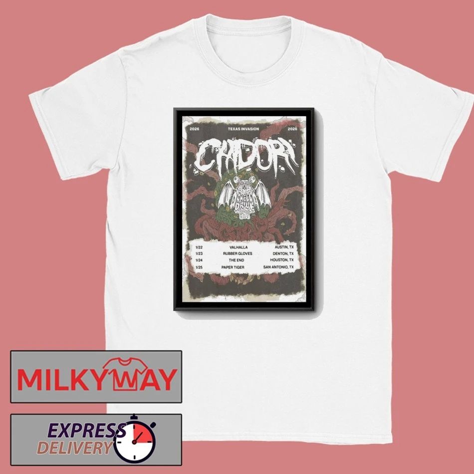 Chidori Texas Invasion Tour 2026 Poster shirt