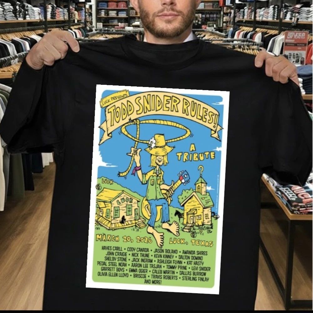 John Craigie March 20 2026 Luck, Texas Poster Shirt