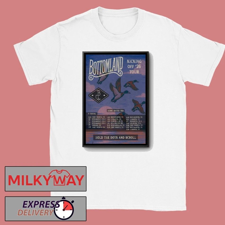 Bottomland 2026 Kicking Off Tour Poster shirt