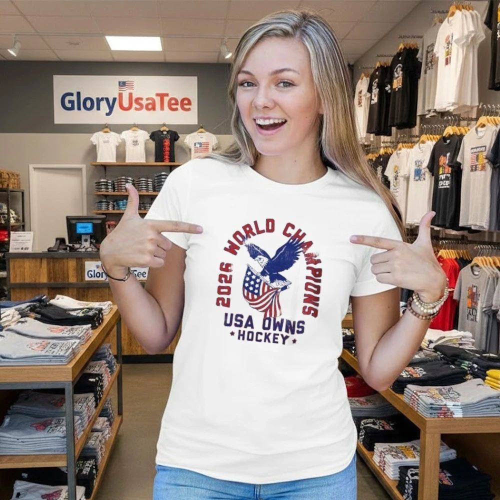 USA Hockey 2026 World Champions Vintage Shirt