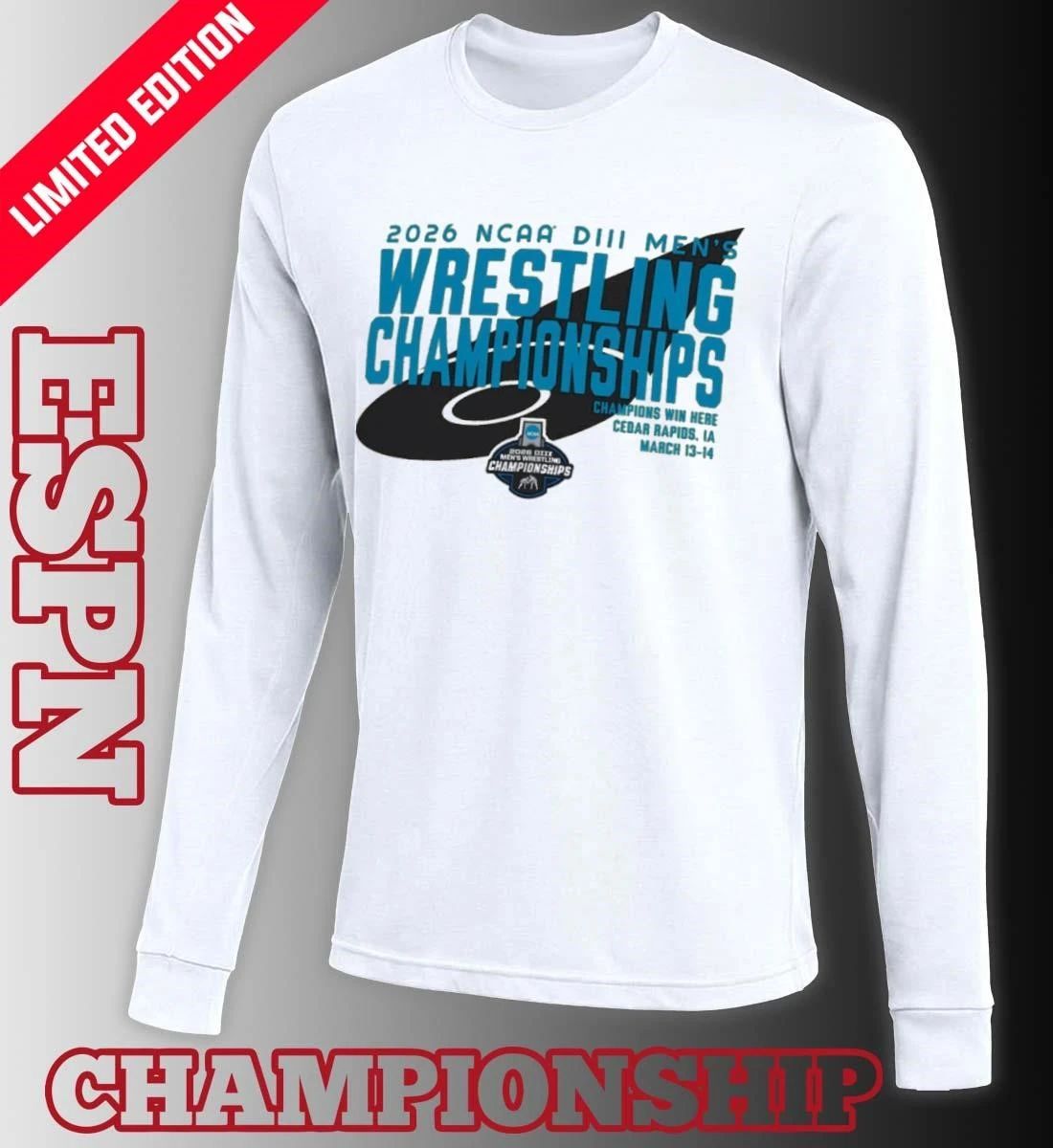 Championship NCAA DIII Wrestling T-Shirt
