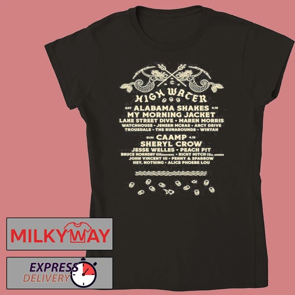 Limited 2026 High Water Mermaid Lineup TOUR T-Shirt