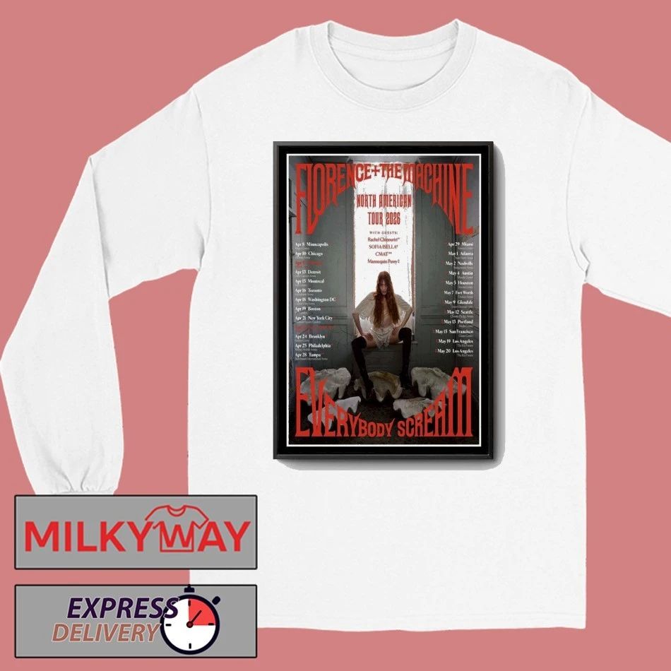 Florence The Machine Tour North American Poster shirt