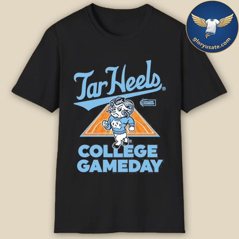 Carolina Tar Heels College Gameday UNC Tarheels Mascot Shirt