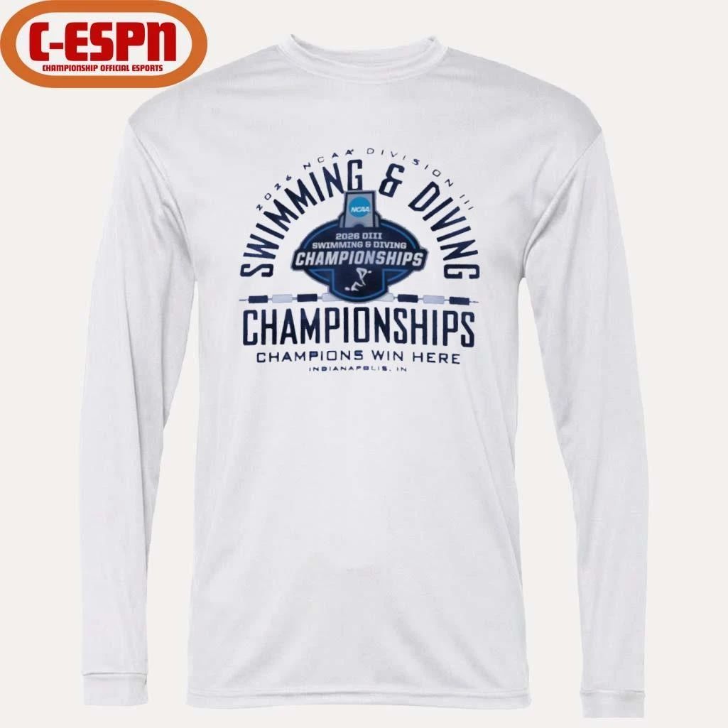 Indianapolis, IN 2026 NCAA DIII Swimming & Diving Championships T-Shirt