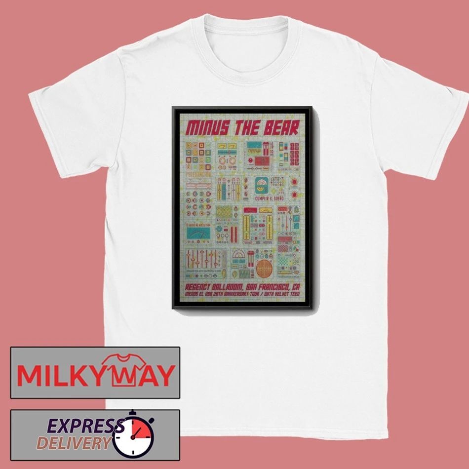 Minus The Bear The Regency Ballroom San Francisco Poster shirt