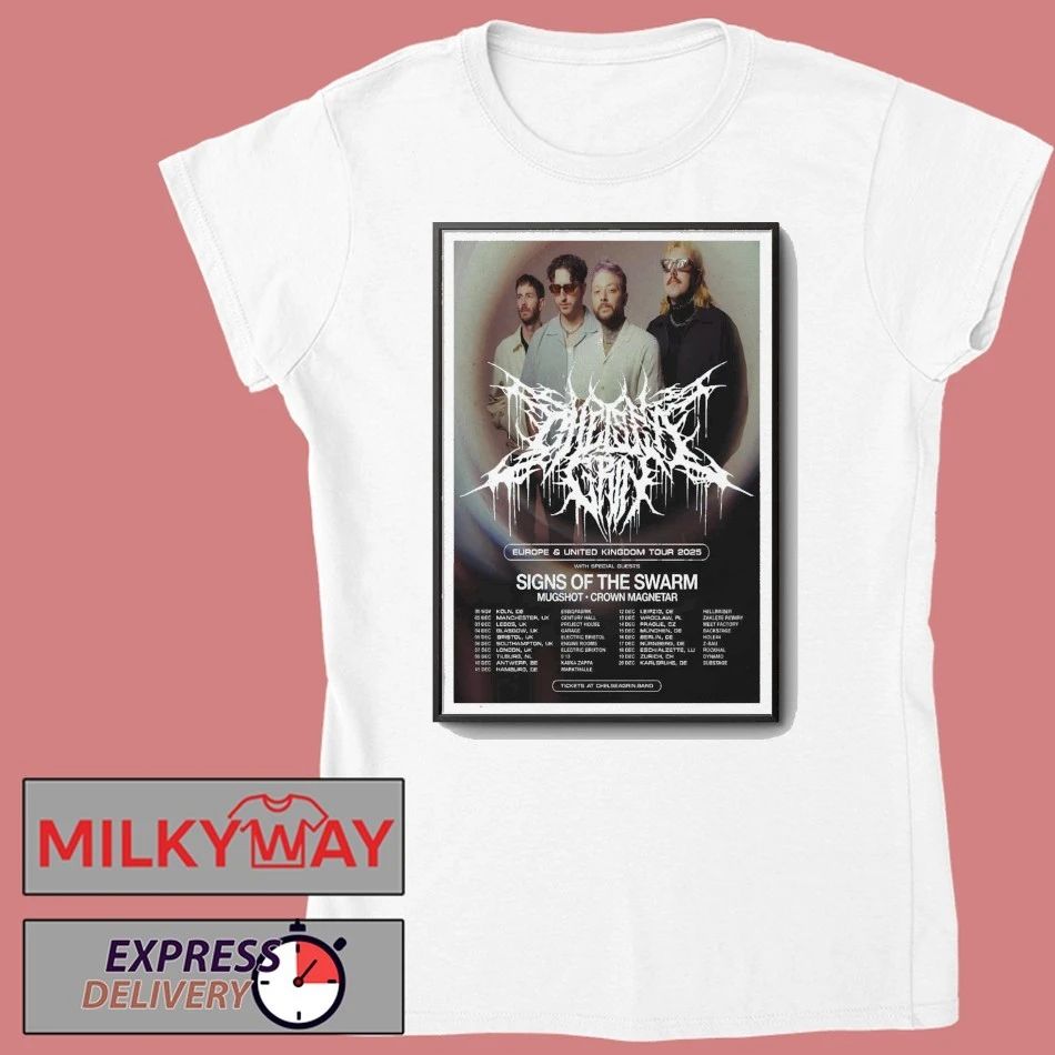 Chelsea Grin Tour Dec 2025 Poster shirt