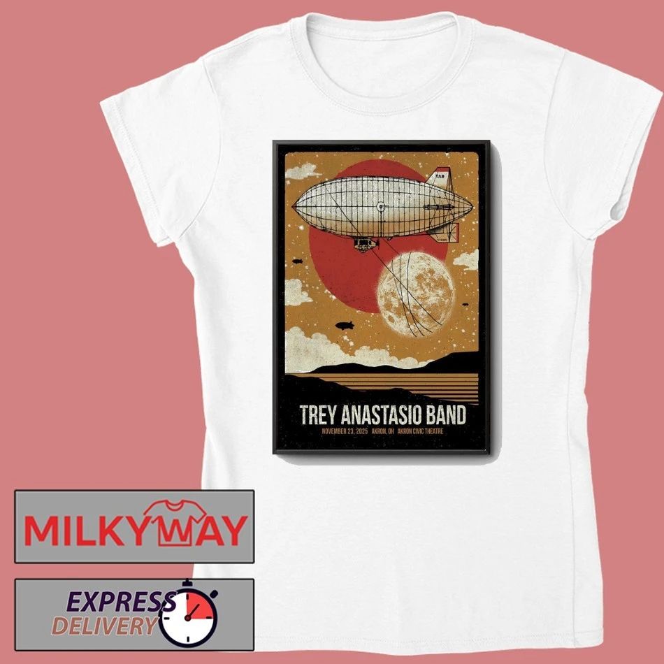 Trey Anastasio Band Event Akron OH On Nov 23 2025 Poster shirt