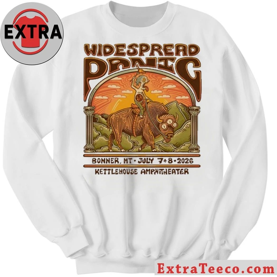 Widespread Panic Bonner MT On July 7-8 2026 Shirt