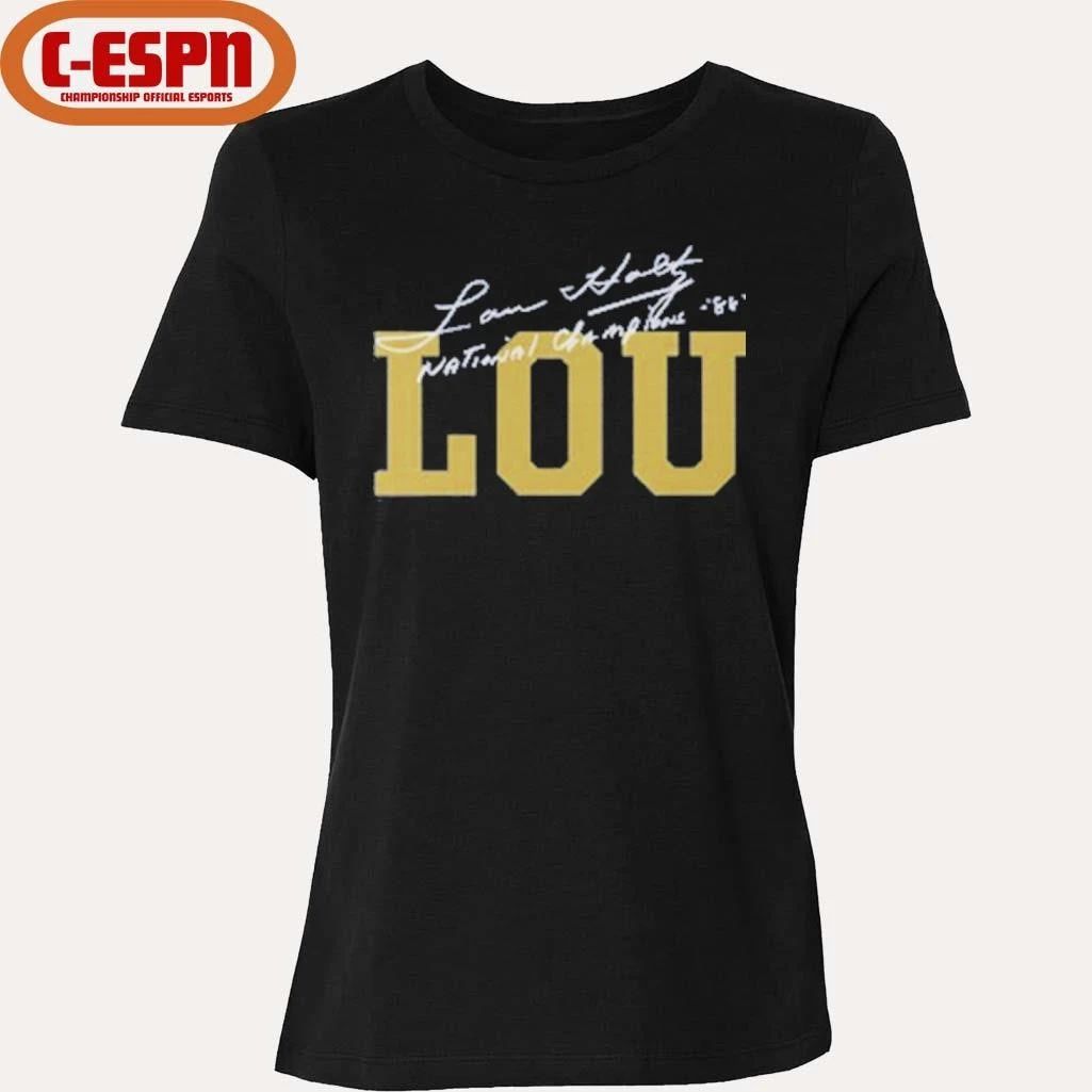 Lou Holtz National Champions Coach Lou T-Shirt