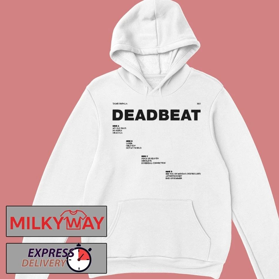 Tame Impala Deadbeat Tracklist T-Shirt