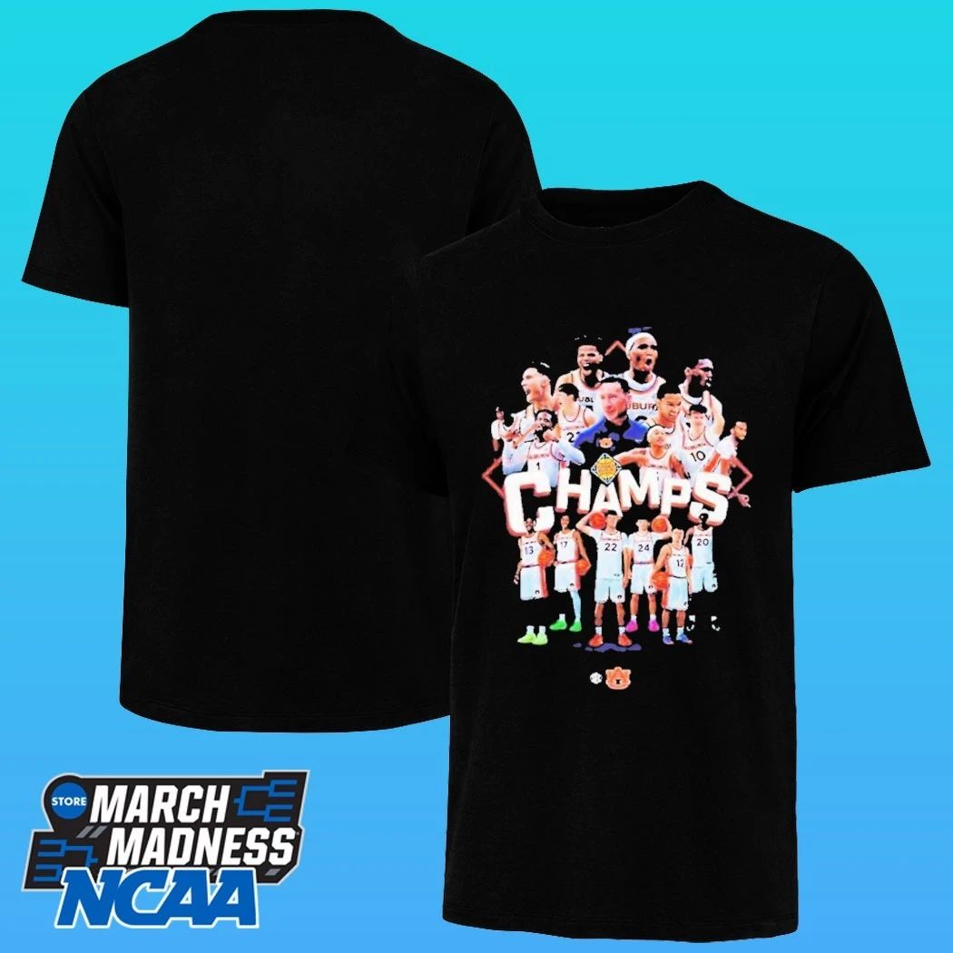 Auburn Tigers Men’s Basketball 2026 Nit Champions Team Members Shirt