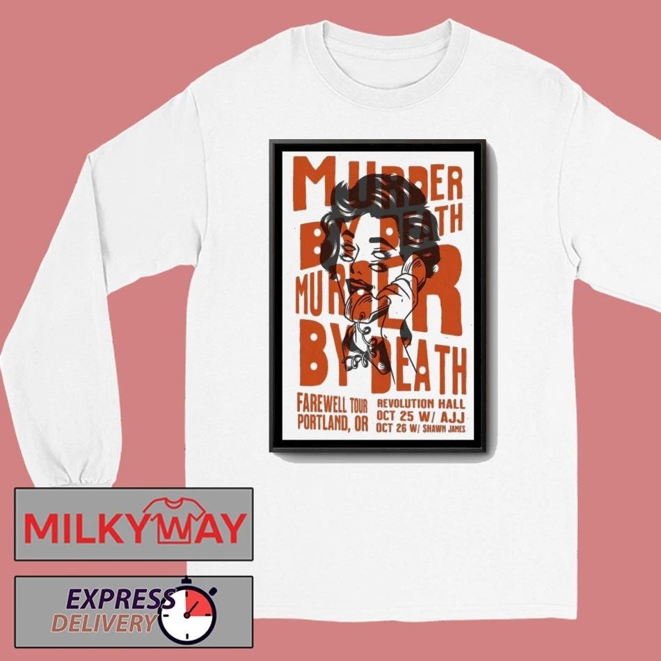 Murder By Death Portland Oregon Poster shirt