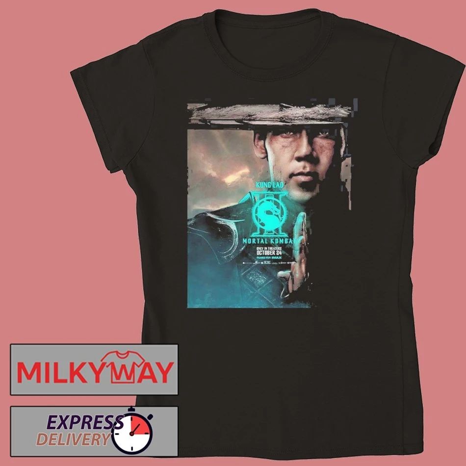 Mortal Kombat II Movie Exclusive Kung Lao Character Poster T-Shirt