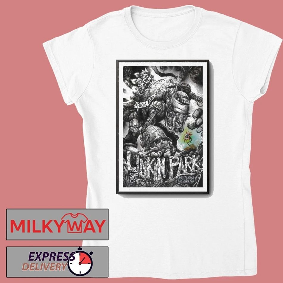 Poster Linkin Park Show San Jose, CA 09.15.2025 shirt