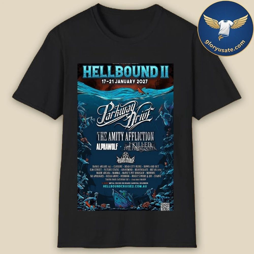 Hellbound II January 17-21 2027 Concert Poster Shirt