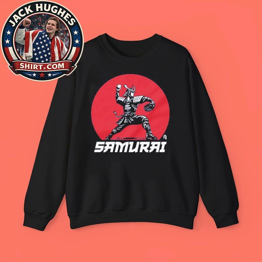 Samurai Pitcher Baseball T-Shirt
