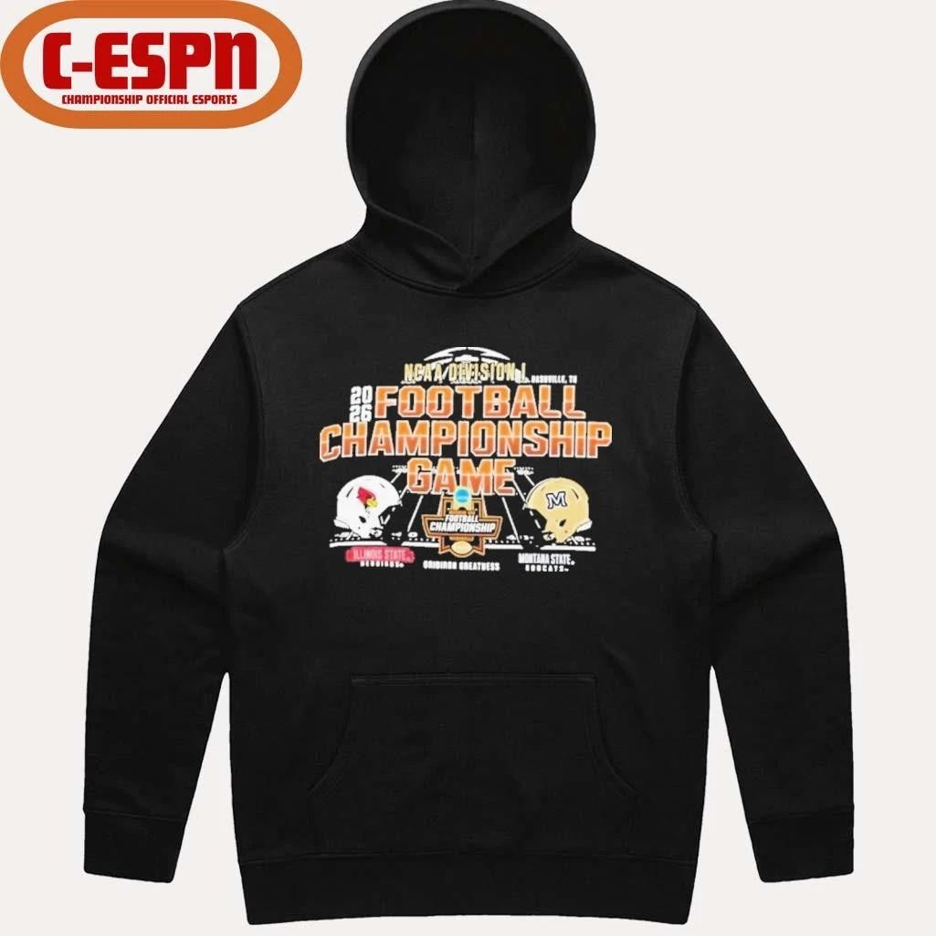 FCS Football Championship Shirt Illinois State Vs Montana State
