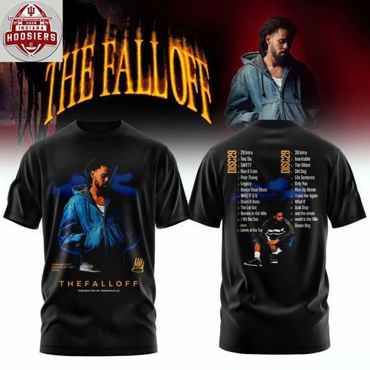 J.Cole 2026 The Fall Off New Album Tracklist Celebration Hoodie T-Shirt