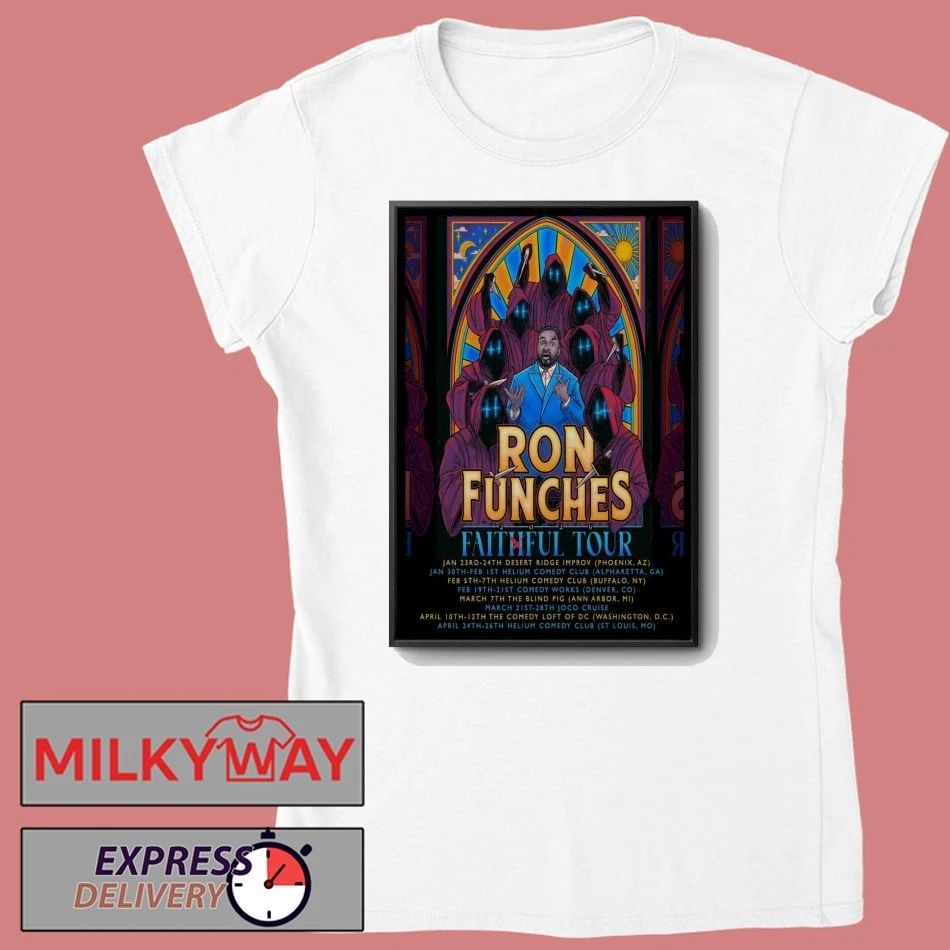 Ron Funches 2026 Faithful Tour Poster shirt