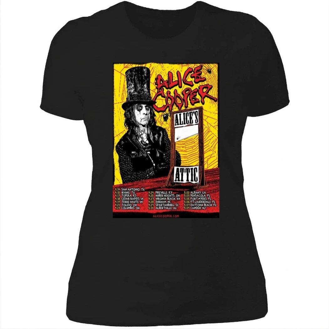 Alice Cooper Fall Tour 2026 Poster Shirt