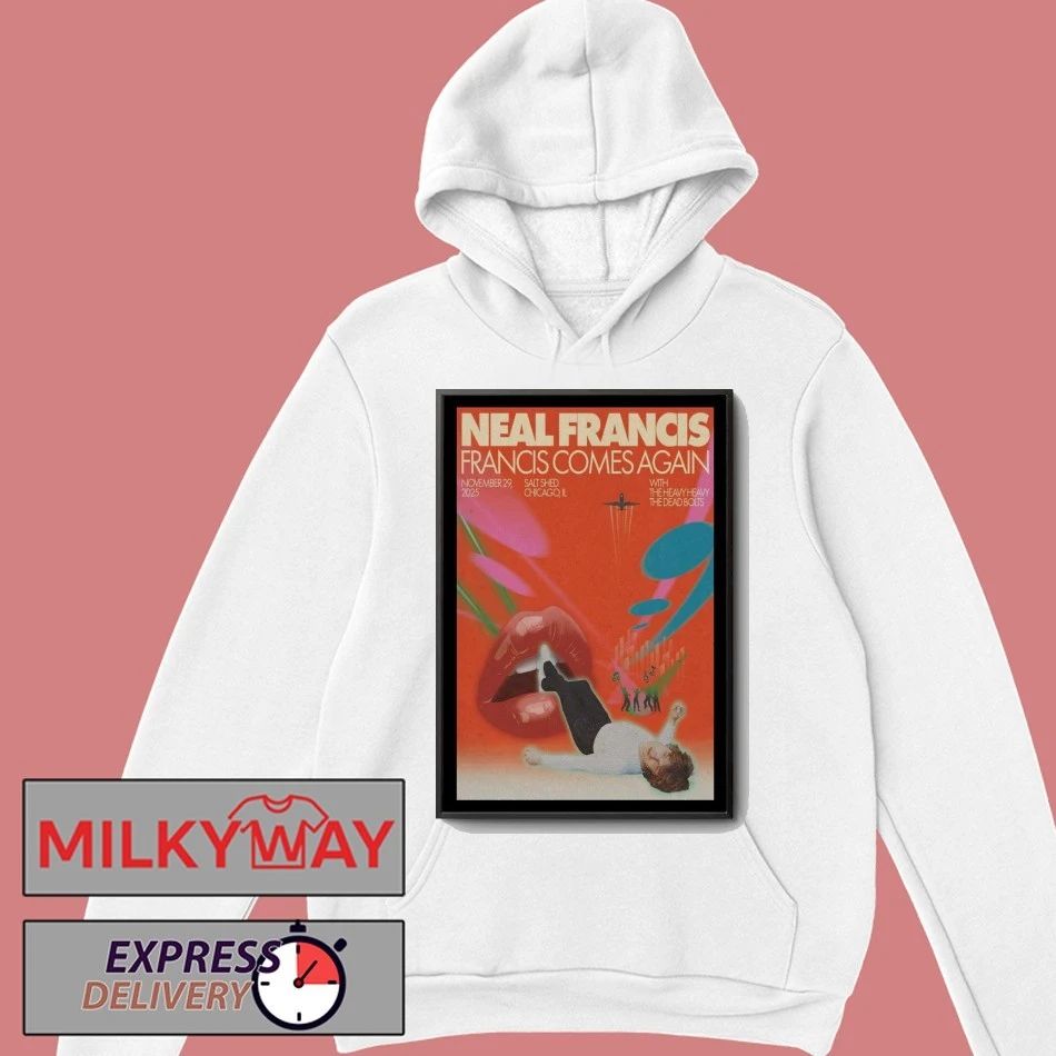 Neal Francis Nov 29, 2025 The Salt Shed. Chicago, IL Poster shirt