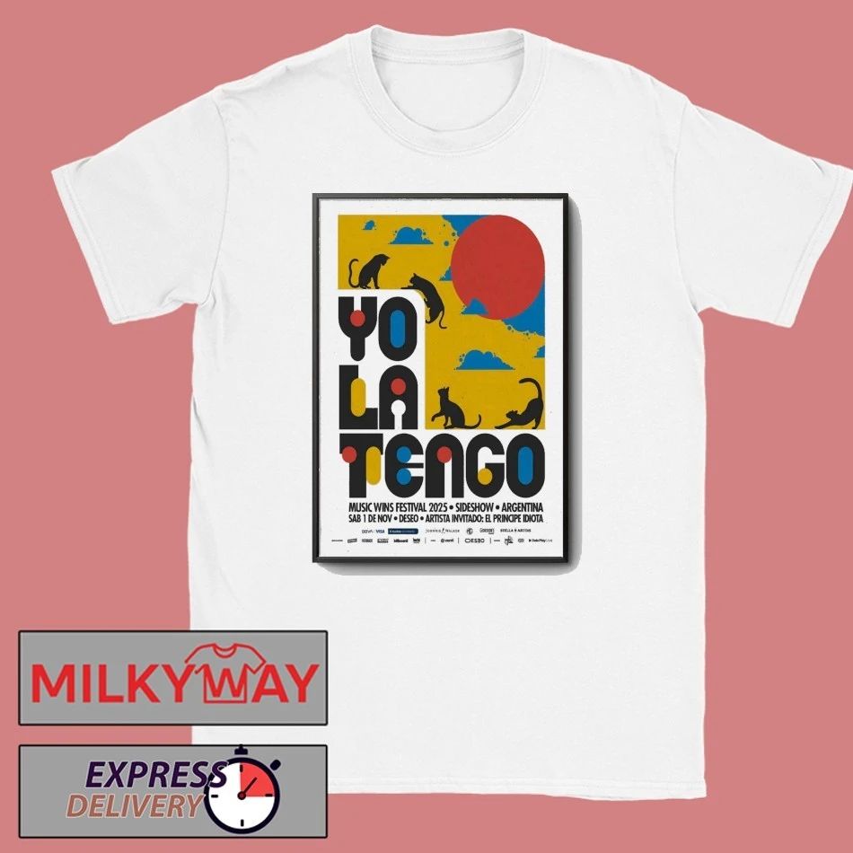 Nov 1, 2025 Yo La Tengo Deseo, Buenos Aires, Argentina Poster shirt