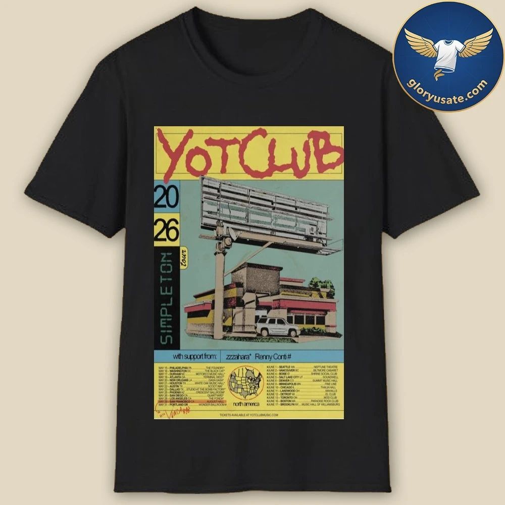 Yotclub Spring Tour 2026 Poster Shirt