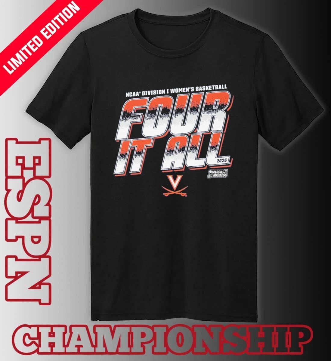 Virginia Women’s Basketball Four It All 2026 March Madness Shirt