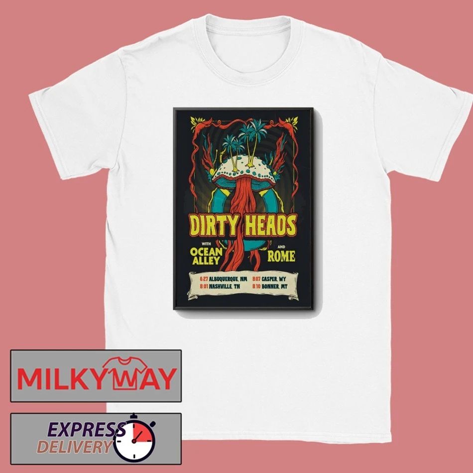 Dirty Heads So Glad You Made It Tour 26 Poster shirt