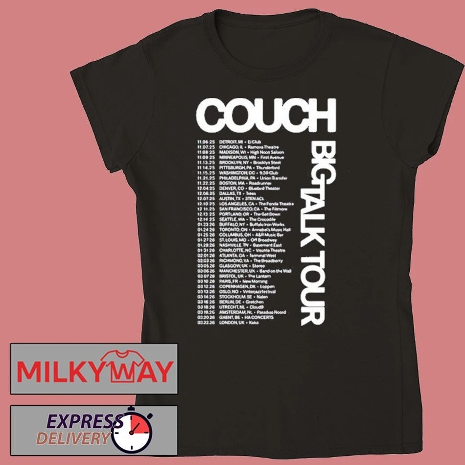 Couch The Band Big Talk Tour 2025-26 Shirt