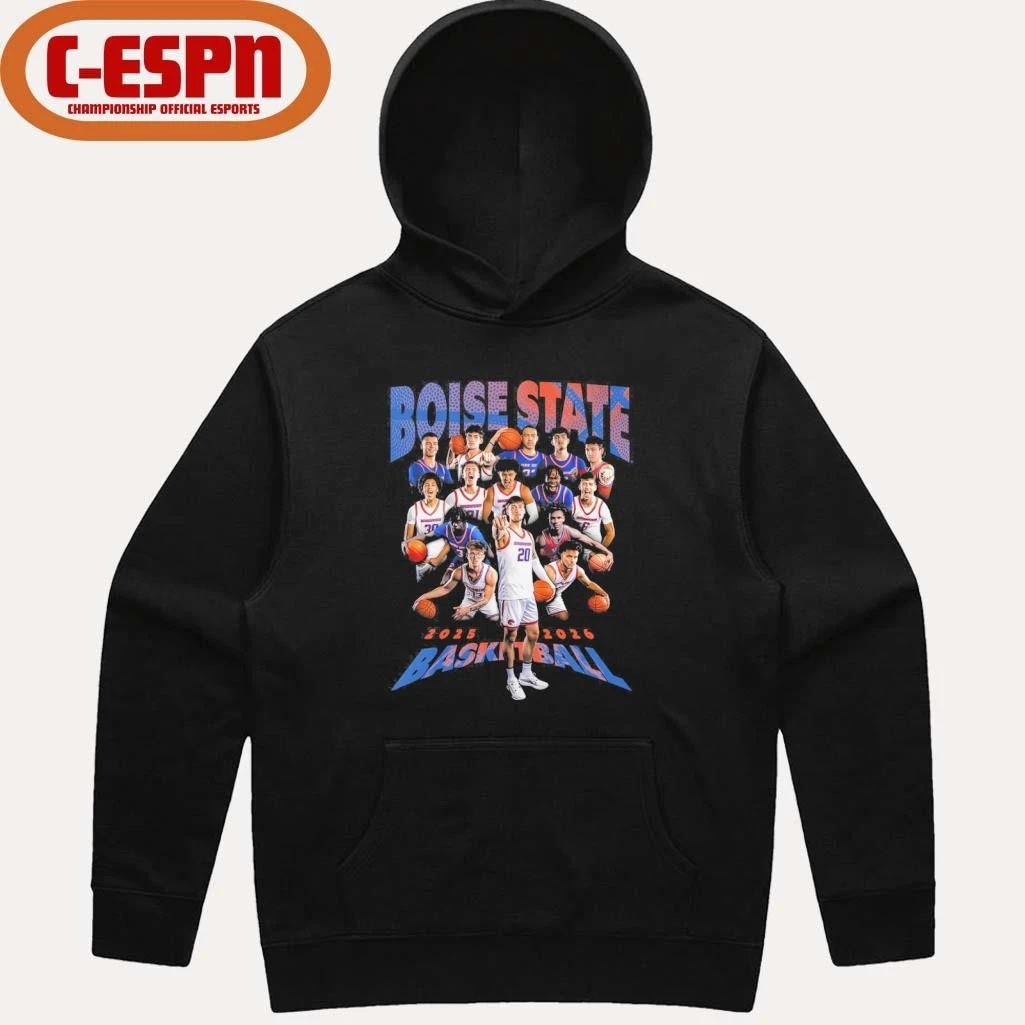 2025-2026 Boise State Men’s Basketball Team Shirt