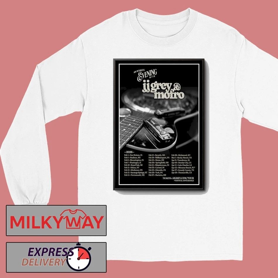 JJ Grey Mofro 2026 Tour Poster shirt