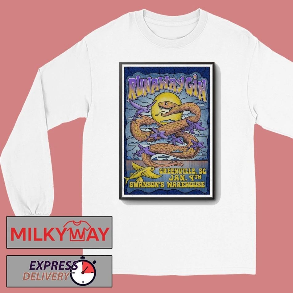 Funny Runaway Gin 2026 Poster Grenville SC shirt