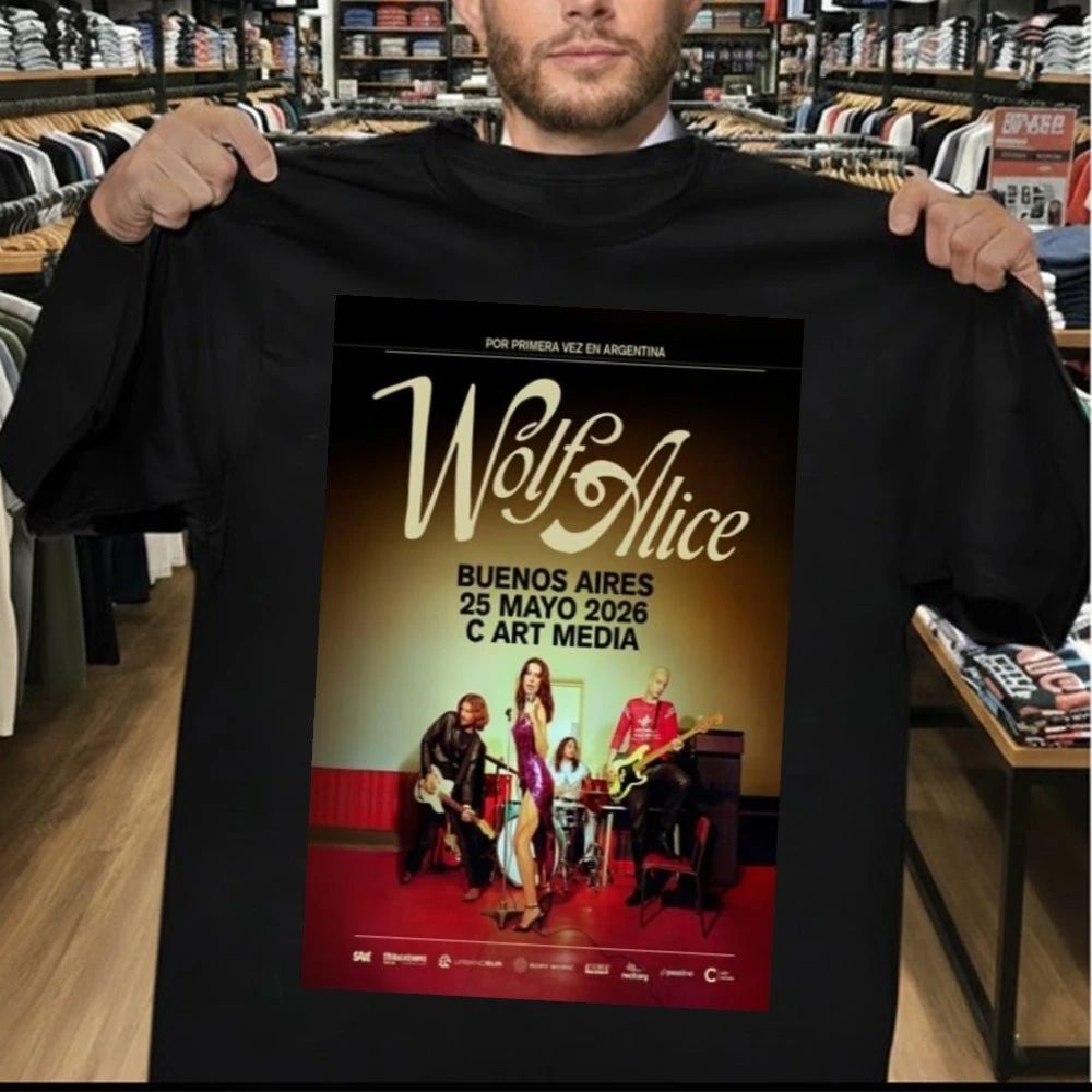 Wolf Alice May 25 2026 Tour Argentina Poster Shirt