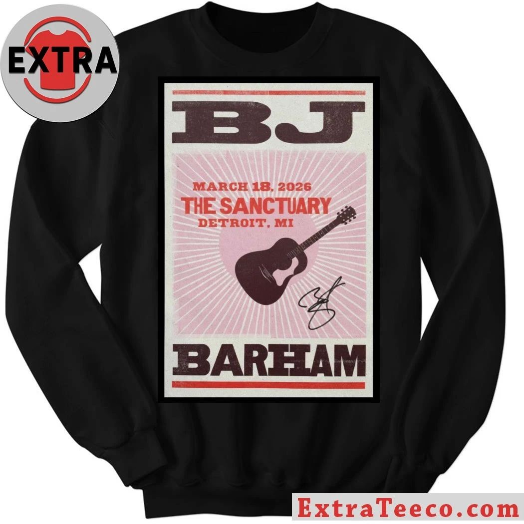 BJ Barham Hamtramck The Sanctuary, 18 March 2026 Poster Shirt