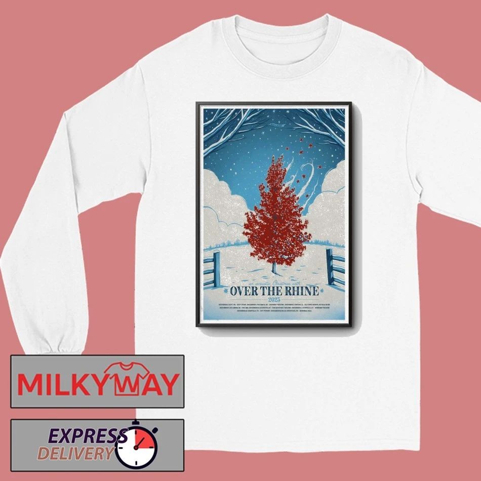 Over The Rhine Acoustic Christmas 2025 Shows Poster shirt