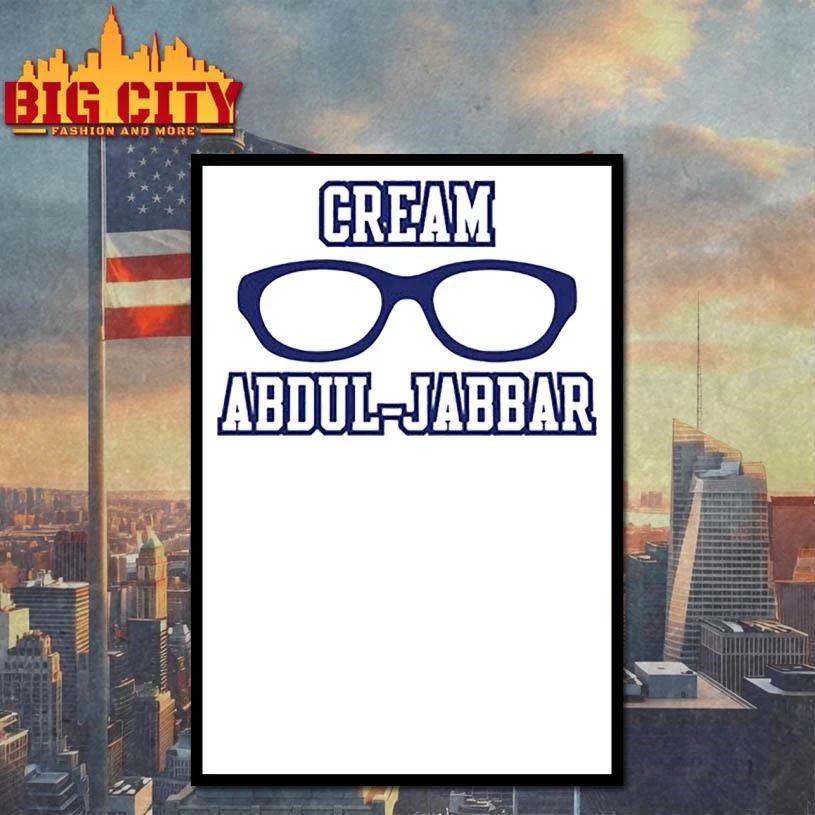 Cream Abdul Jabbar Glasses Shirt