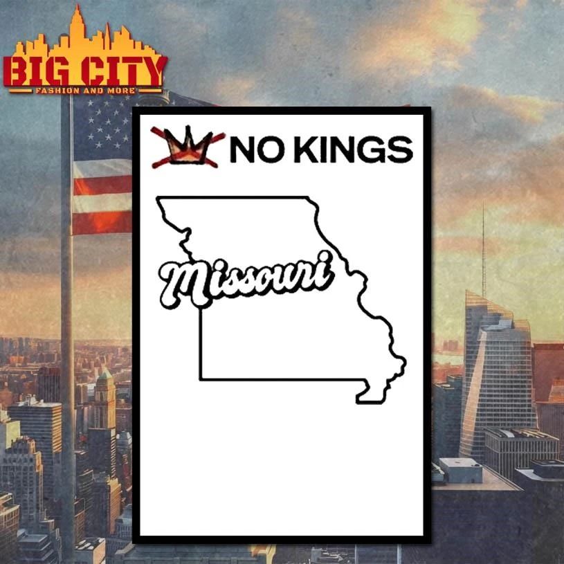 No Kings Missouri Map Tour 2026 Shirt