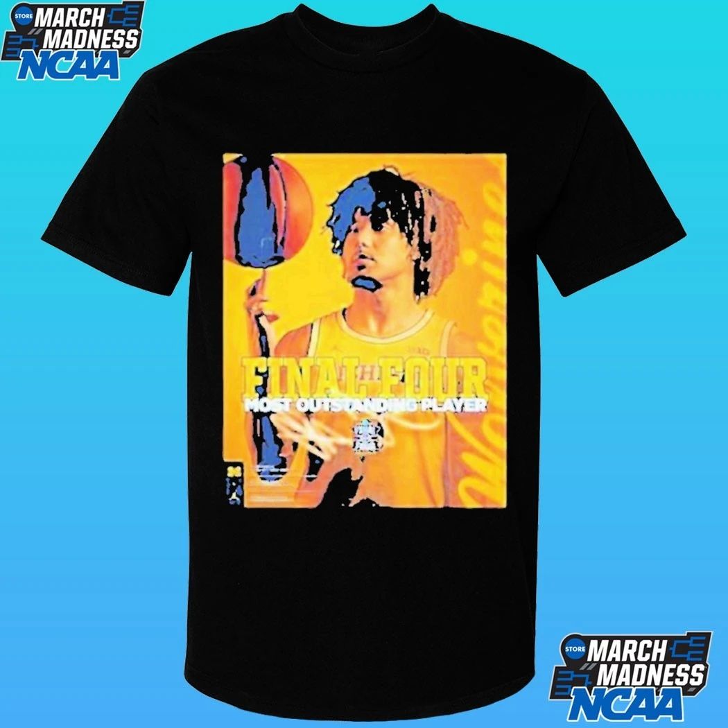 Elliot Cadeau 2026 National Champions Most Outstanding Player NCAA Final Four Men Basketball Shirt