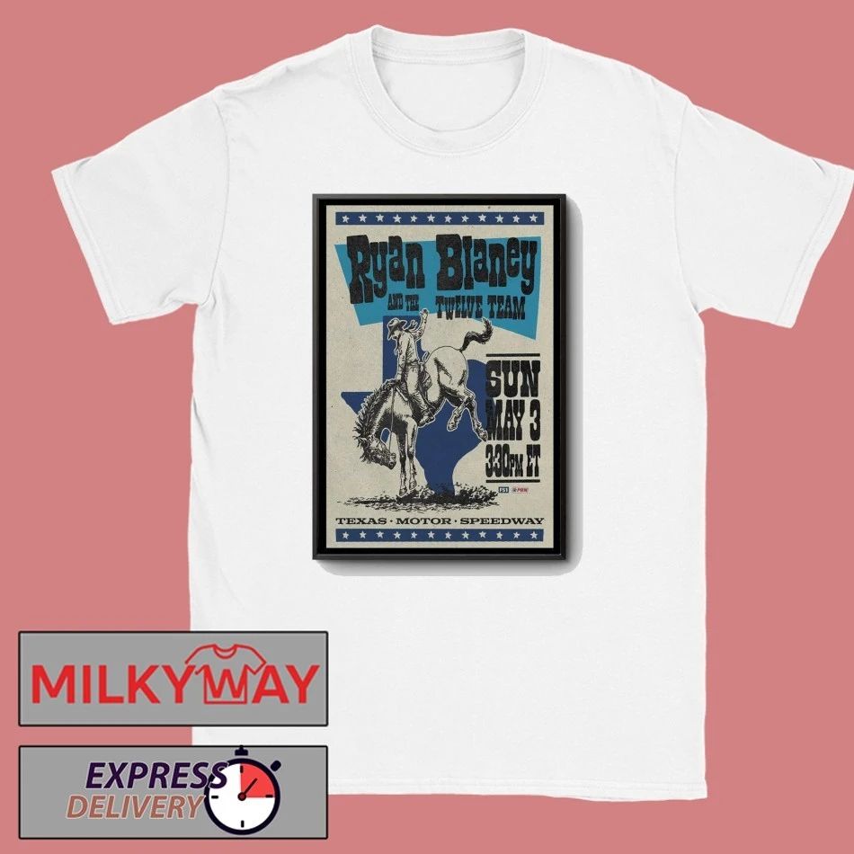 May 3 2025 Ryan Blaney Texas, Motor Poster shirt