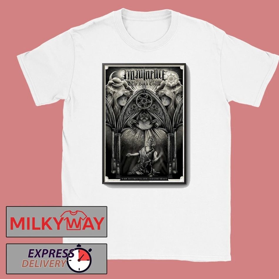 Imminence Mexico Sept 30 2025 The Black Tour Poster shirt