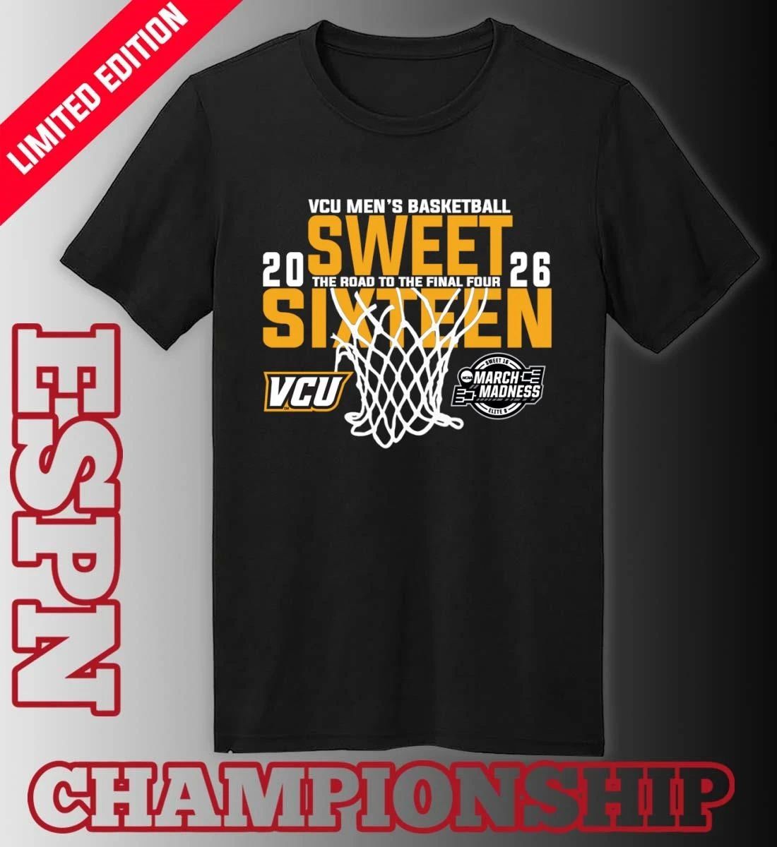 VCU Men’s Basketball 2026 Sweet Sixteen The Road To The Final Four Shirt